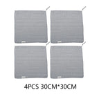 4 Pcs Gray 30x30cm