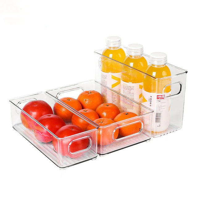 Caja de almacenamiento transparente para refrigerador