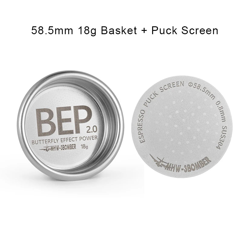 Cesta de filtro BEP Butterfly 2.0 de acero inoxidable con doble capaFiltrosHome & Garden > Kitchen & Dining > Kitchen Appliance Accessories > Coffee Maker & Espresso Machine Accessories > Coffee Filter Baskets