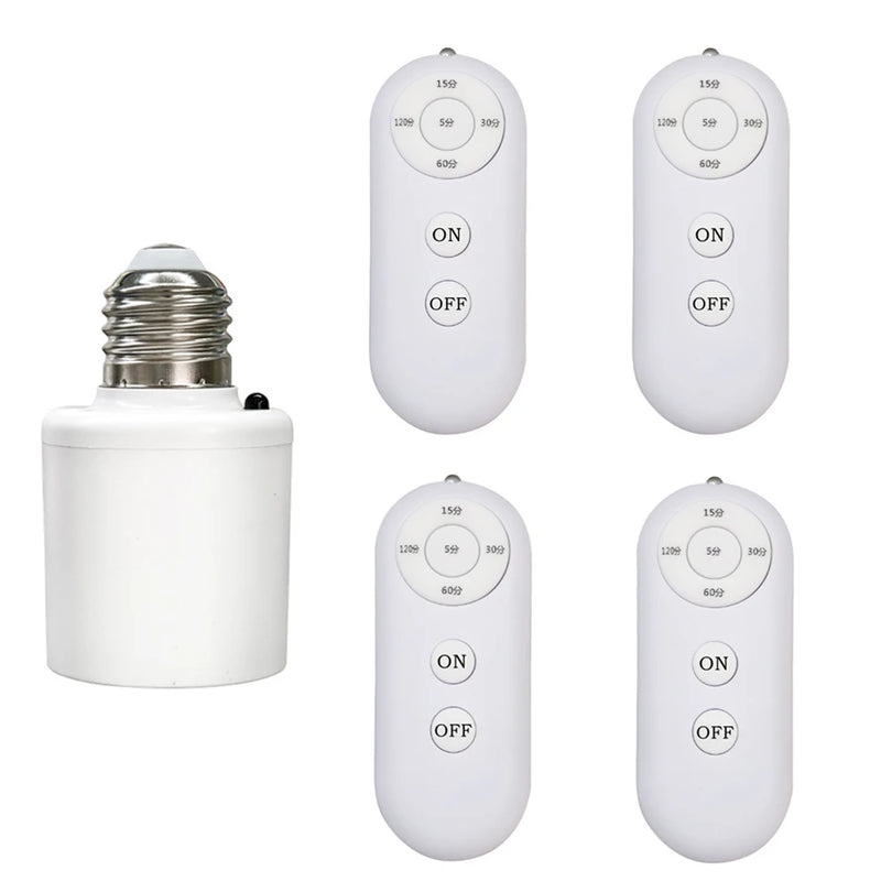 Portalámparas E27 con temporizador y control remoto inalámbricoPortalámparasHome & Garden > Lighting