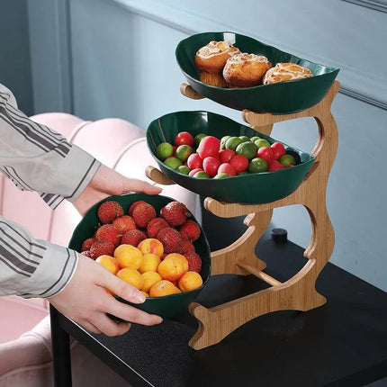 3-tier food display tray