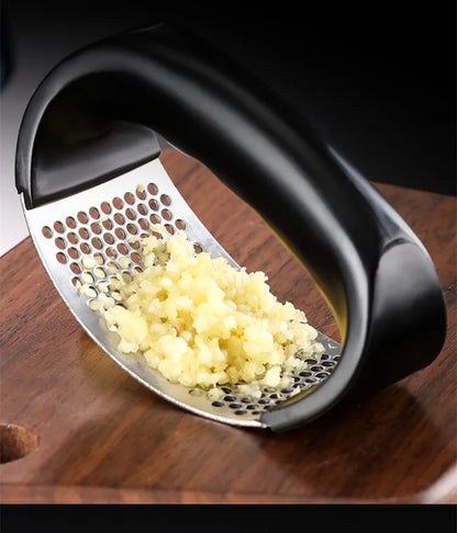 Kitchen Metal Garlic Press with Handle