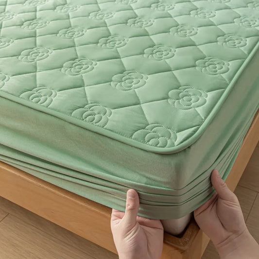 Funda de colchón acolchada impermeable