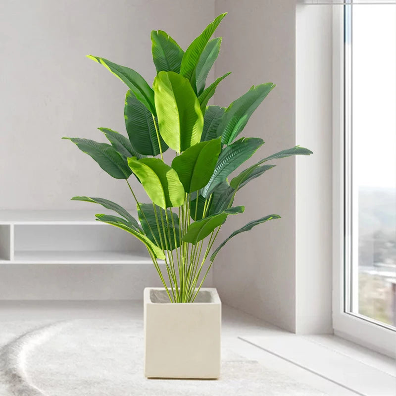 Planta artificial tropical 65-88 cm con hojas de palma y monstera para interior o exteriorPlantas artificialesHome & Garden > Decor > Artificial Flora > Artificial Non-Flowering Plants