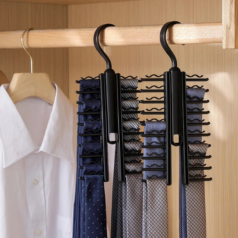 Percha con clip de almacenamiento de corbatas giratorio 360 gradosPerchasHome & Garden > Household Supplies > Storage & Organization > Clothing & Closet Storage > Closet Organizers & Garment Racks > Closet Organizers