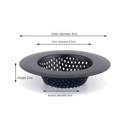 Stainless steel sink strainer