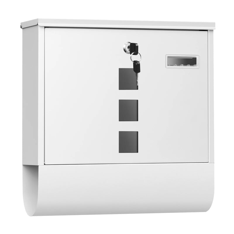 Buzón exterior metálico con cerradura y placa para nombreBuzonesHome & Garden > Decor > Mailboxes