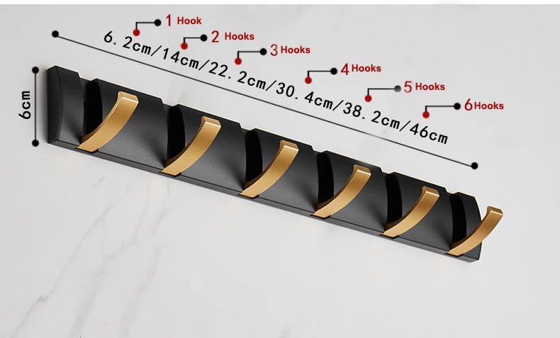 Percheros plegables de montaje en paredPercheros