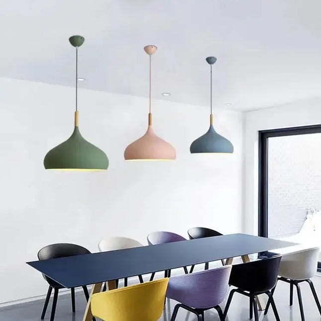 Coloured ceiling lamp