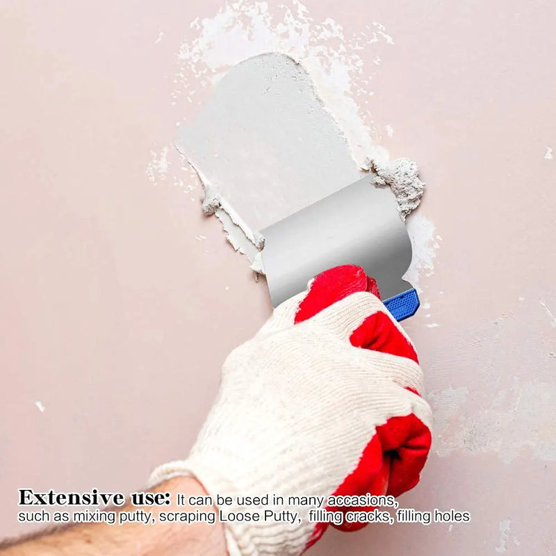 Juego de 4 espátulas de acero inoxidable para pintura y reparacionesEspátulasHardware > Tools > Putty Knives & Scrapers > Flexible Putty Knives