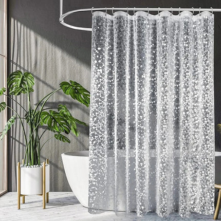 PEVA pebble shower curtain