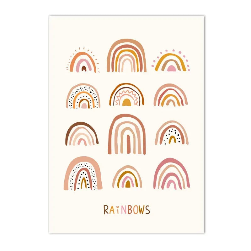 Impresiones en Lienzo Infantil – Arcoíris, Nubes y Sol | Decoración Moderna para NiñosCuadrosHome & Garden > Decor > Artwork > Posters, Prints, & Visual Artwork > Posters