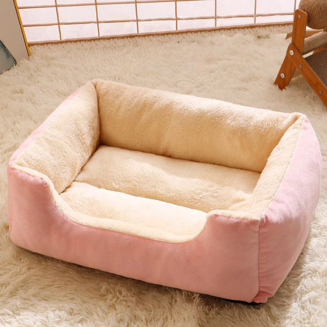 Square pet bed