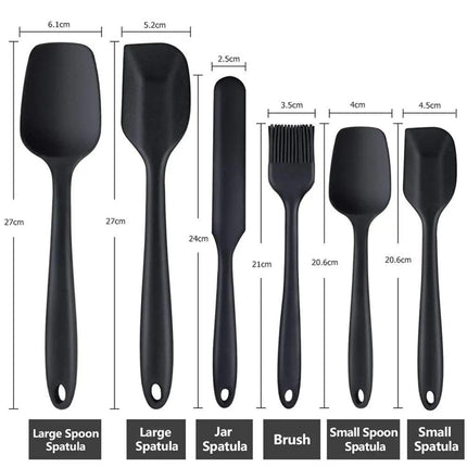 Ensemble de spatules en silicone antiadhésives