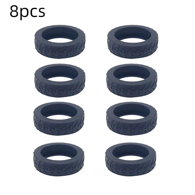 Cubiertas de goma antirruido para ruedas de maleta, 8 unidadesRuedasLuggage & Bags > Luggage Accessories