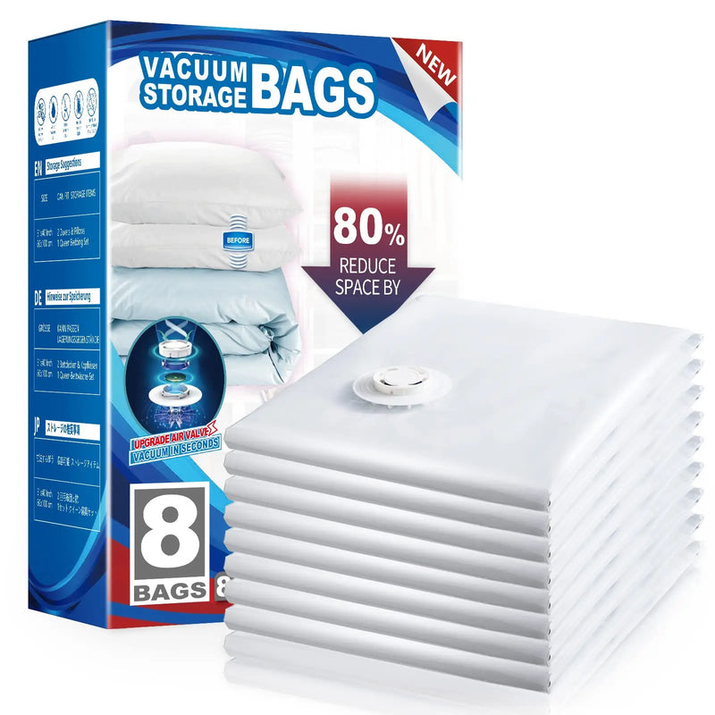 Bolsas de almacenamiento al vacío para ropa y ropa de camaBolsas de vacío