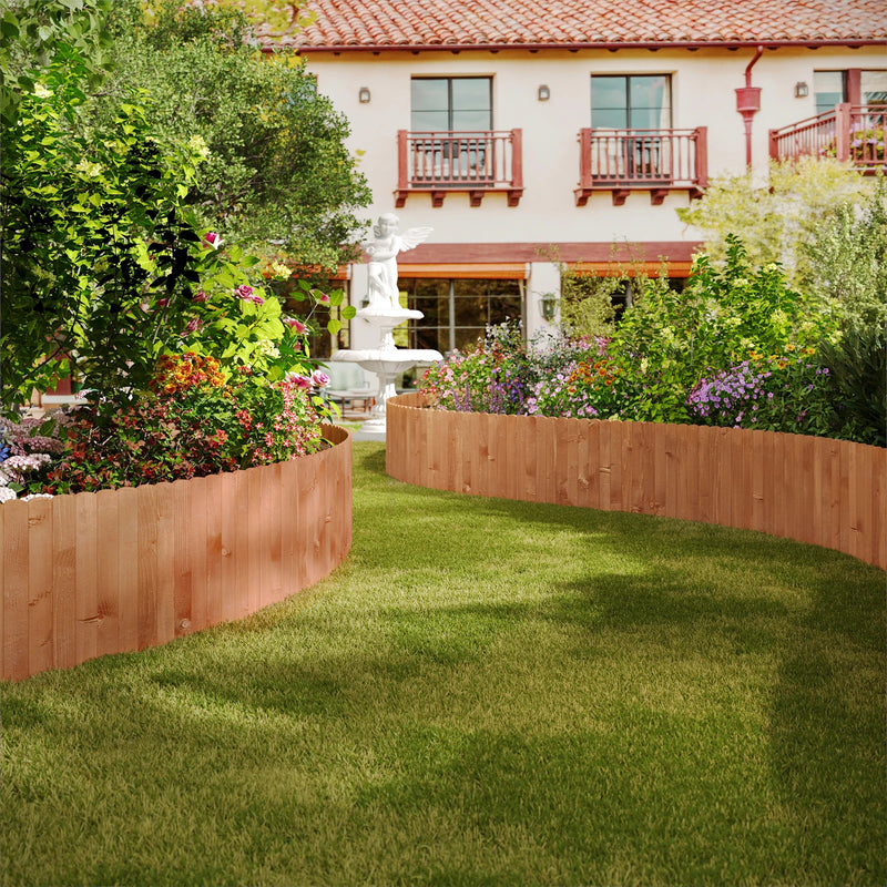 Borde de jardín flexible de madera para céspedVallasHardware > Fencing & Barriers > Garden Borders & Edging > Edging