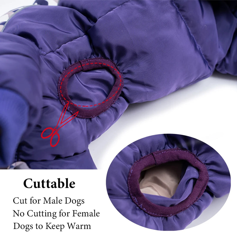 Abrigo de invierno impermeable para perros pequeños y medianosRopaAnimals & Pet Supplies > Pet Supplies > Pet Apparel > Pet Coats