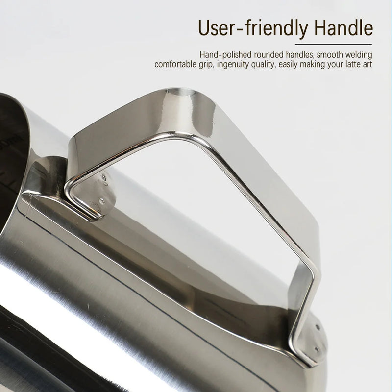 Jarra de Barista en Acero Inoxidable con Indicador de Temperatura – 350ml / 600mlJarrasHome & Garden > Kitchen & Dining > Kitchen Appliance Accessories > Coffee Maker & Espresso Machine Accessories > Frothing Pitchers