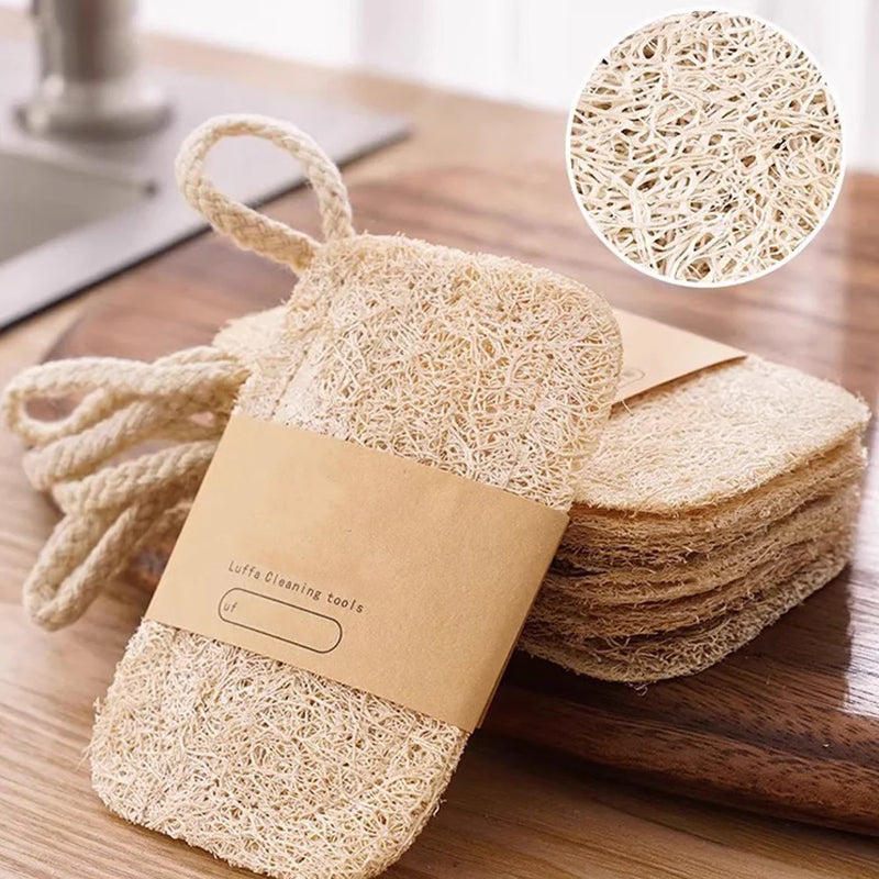 Esponja de luffa natural biodegradable | Doble capa para limpieza de cocina | Pack 1/5/10 unidadesEsponjasHome & Garden > Household Supplies > Household Cleaning Supplies > Sponges & Scouring Pads