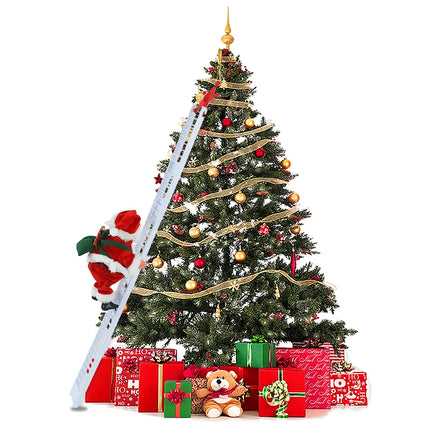 Santa Claus doll ladder with music