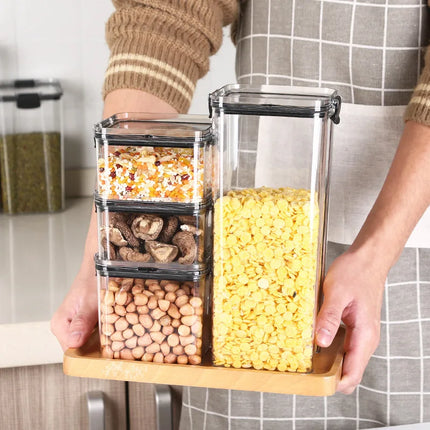 Sealed food storage containers