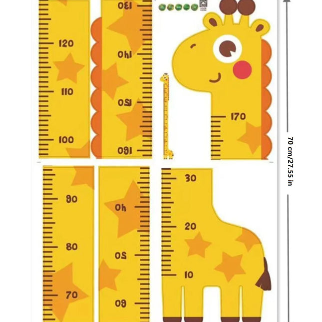 Animal Design Height Record Sticker