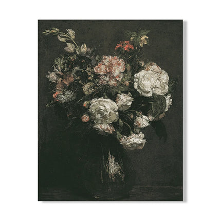 Impressions sur toile de fleurs