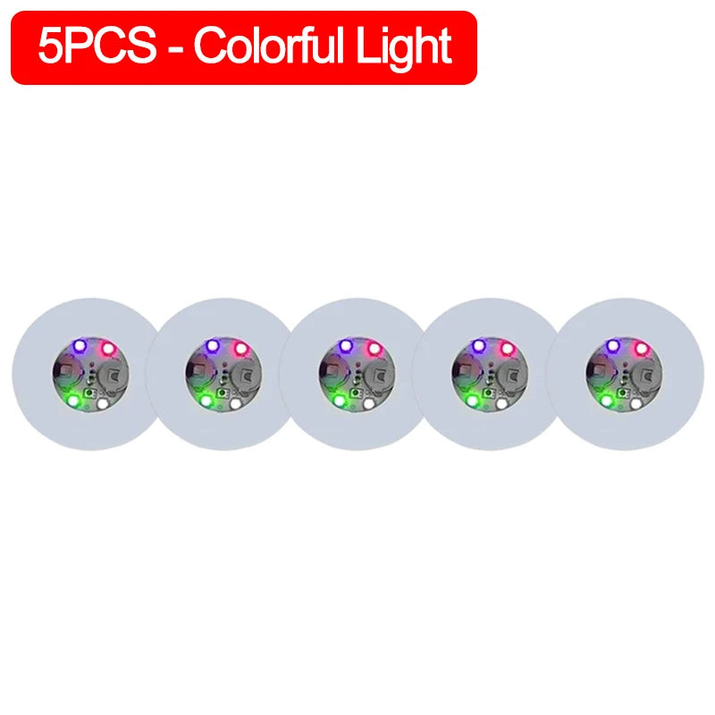 Posavasos LED adhesivos para vasos y botellas · Luces decorativas multicolorPosavasosHome & Garden > Kitchen & Dining > Barware > Coasters