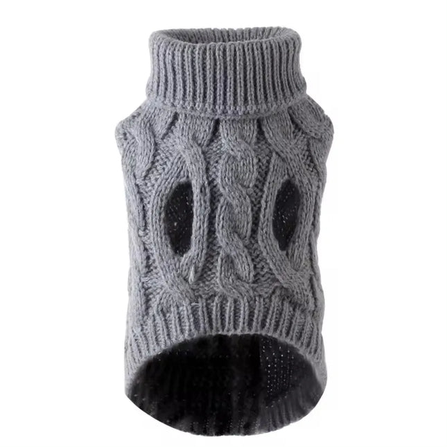 Knitted sweater for dogs