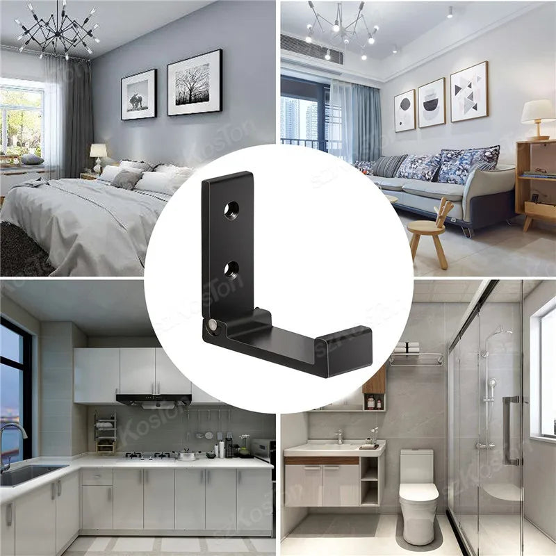 Ganchos plegables de pared de aluminioColgadoresHome & Garden > Household Supplies > Storage & Organization > Storage Hooks & Racks > Utility Hooks