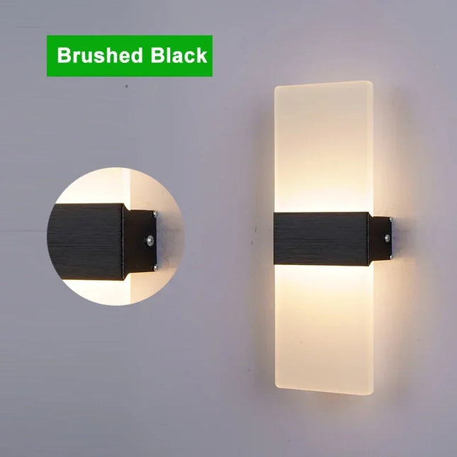 LED wall light