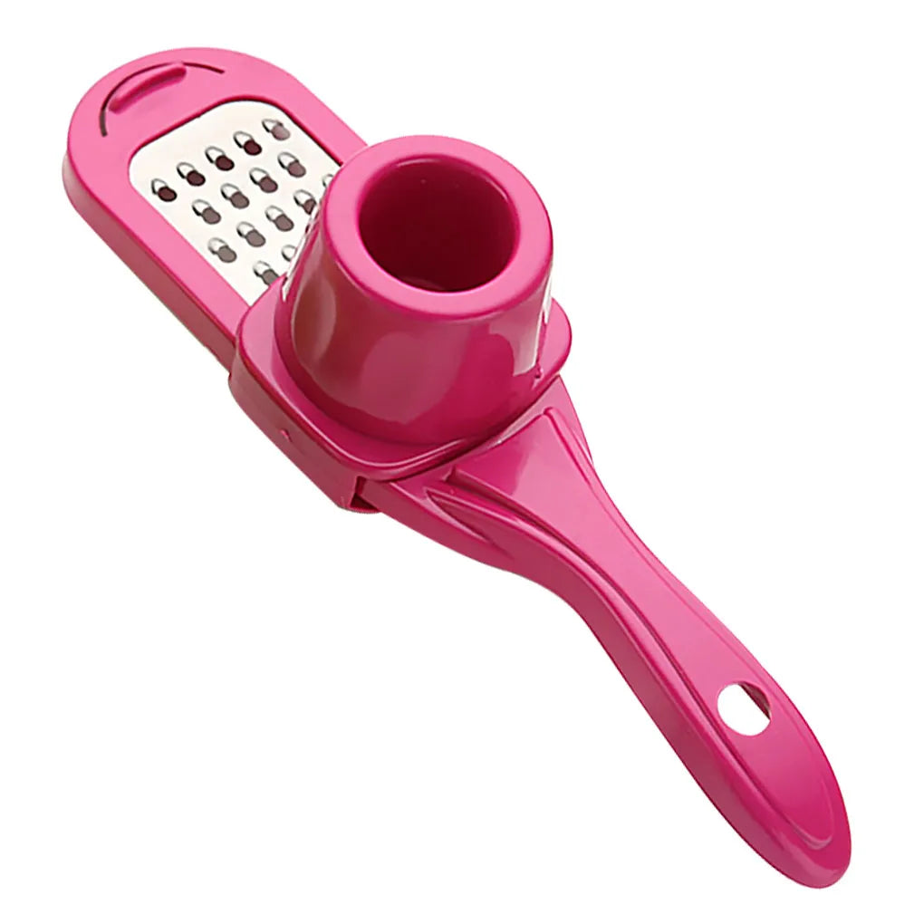 Multifunctional garlic crusher