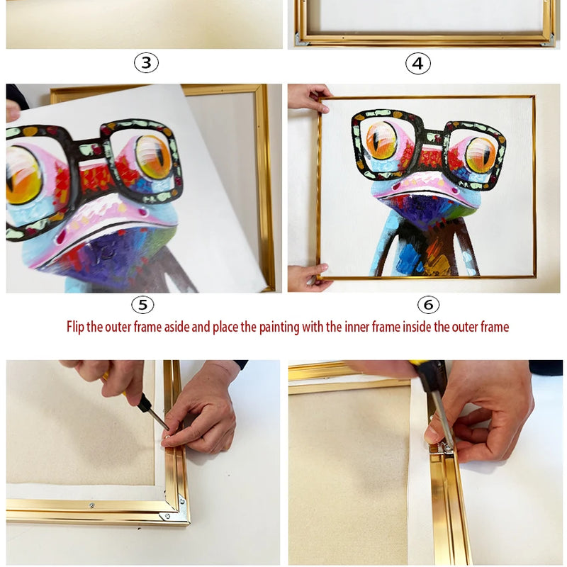 Marco grande de aluminio en 5 colores · Con interior de madera · Kit DIY para cuadros, lienzos y arte de paredMarcosHome & Garden > Decor > Picture Frames