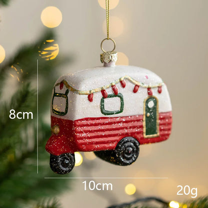 Colgante decorativo para el árbol con motivos navideños