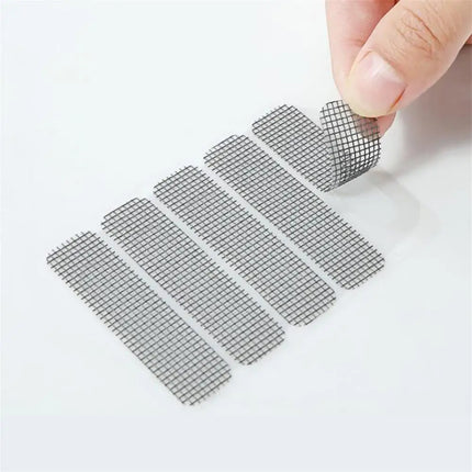 Adhesive mesh for mosquito net repair