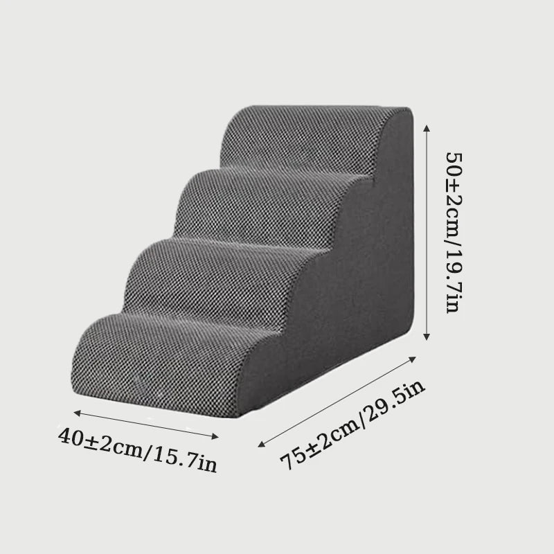 Escalera de espuma viscoelástica para perros, desmontable y lavableAccesorios