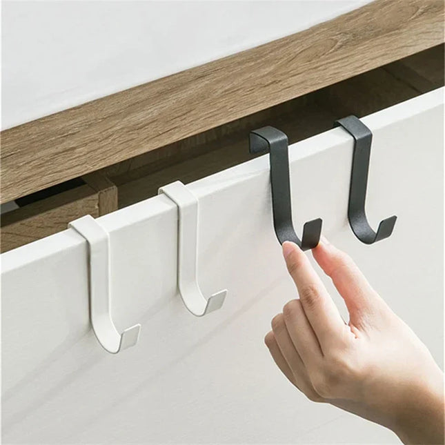 S-shaped metal door hooks