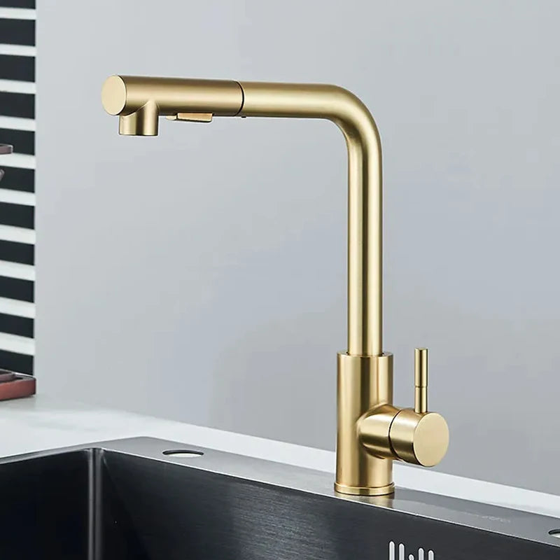Grifo de cocina extraíble con regulador de chorroGrifosHardware > Plumbing > Plumbing Fixtures > Faucets > Kitchen Sink Faucets