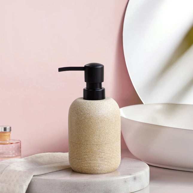 Dispensador de jabón 250 ml | Botella recargable de resina y arena | Para cocina, baño y duchaDispensadores de jabónHome & Garden > Bathroom Accessories > Soap & Lotion Dispensers