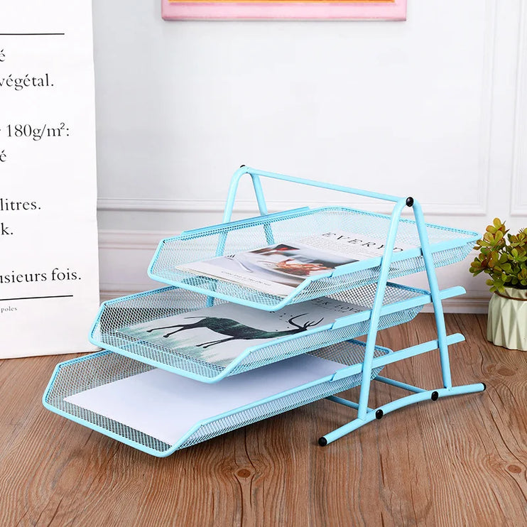 3 Tier Office File Tray