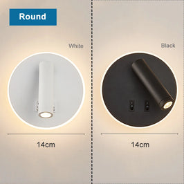 Redondo / Blanca Cálida (2700-3500K) / 220V|Blanco