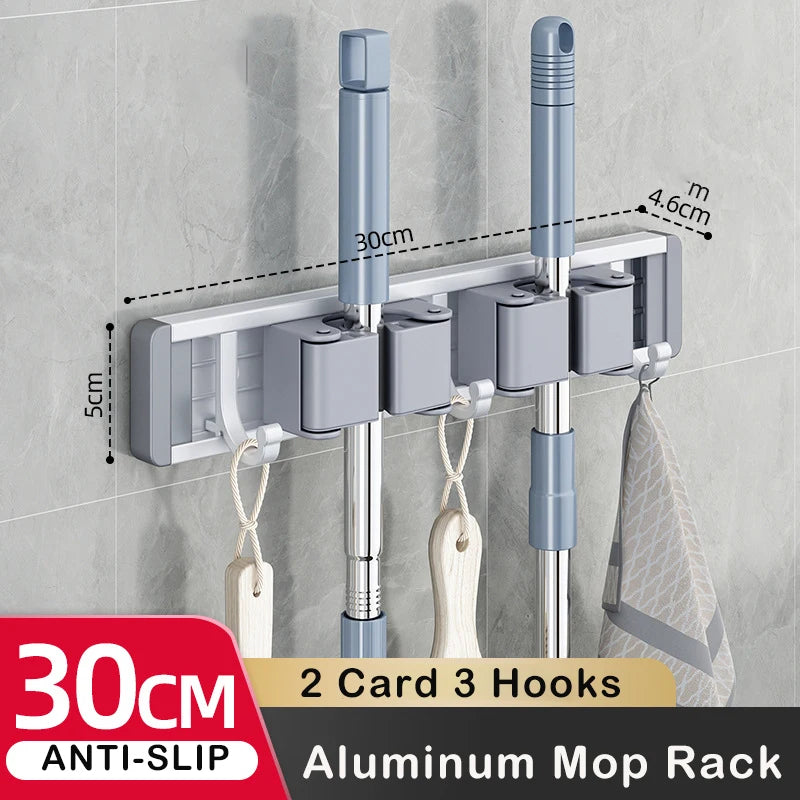 Soporte de almacenamiento para escobas y mopas de aluminioColgadoresCameras & Optics > Photography > Lighting & Studio > Studio Stands & Mounts > Wall Mounts