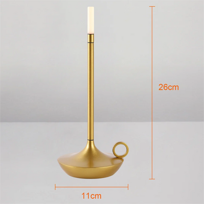 Lámpara de mesa candelabro LED recargable por USB