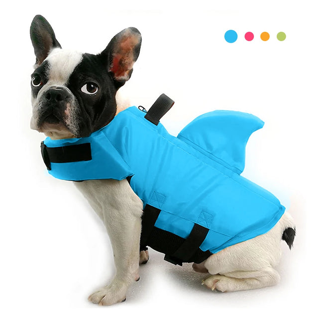 Gilet de sauvetage en aileron de requin pour chien