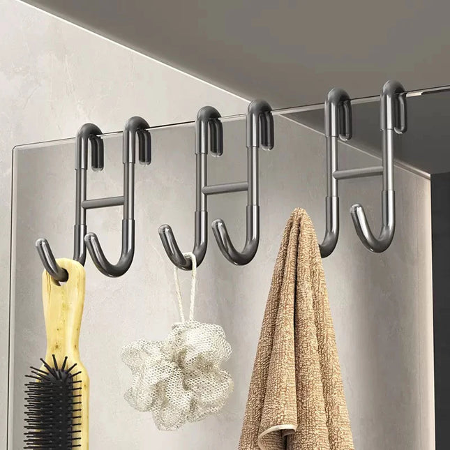 shower door towel rack