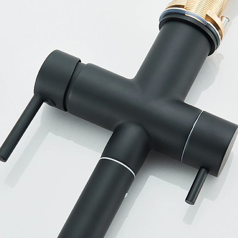 Grifo de cocina de filtración con mezcla de agua caliente y fríaGrifosHardware > Plumbing > Plumbing Fixtures > Faucets > Kitchen Sink Faucets