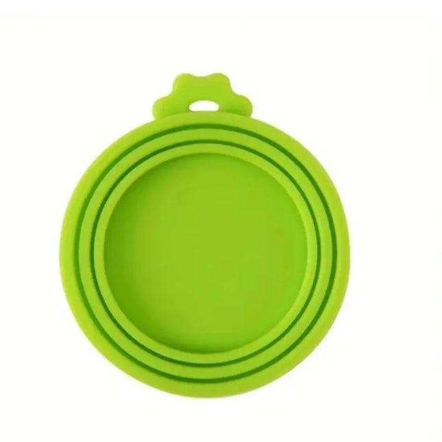 Reusable silicone lid for pet food cans, BPA free