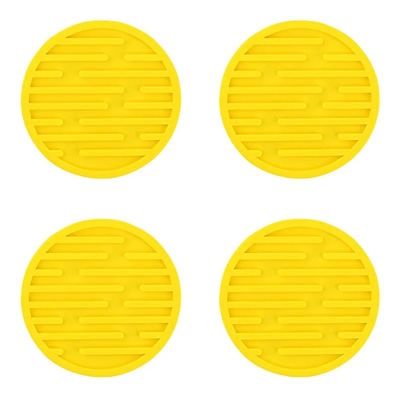 Set de 4 posavasos redondos de silicona antideslizantes de 10 cmPosavasosHome & Garden > Kitchen & Dining > Barware > Coasters