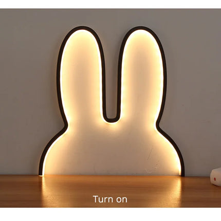 Lapin LED mural alimenté par USB